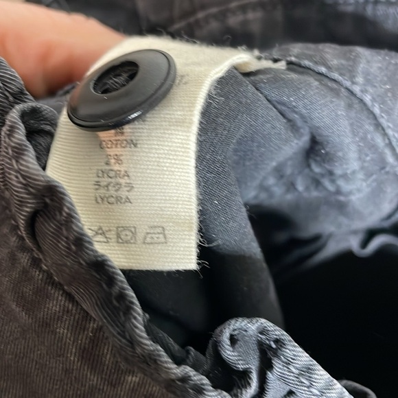 The Great. | Washed Black Ruffle Armies Cropped Pants Size 28 - Picture 9 of 9